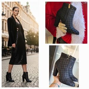 Cuadra  Calfskin Boot/Velvet